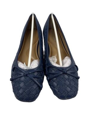 Easy Spirit Navy Woven Bow Ballet Flats size 7